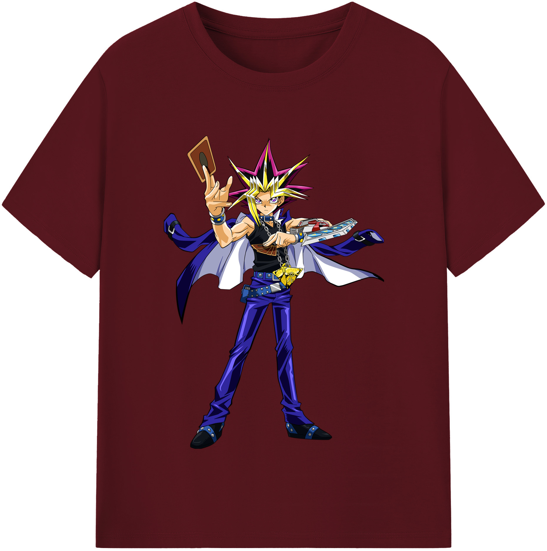 （画像用） 遊☆戯☆王 Yu-Gi-Oh! 綿100％半袖Tシャツ（フロントプリント）